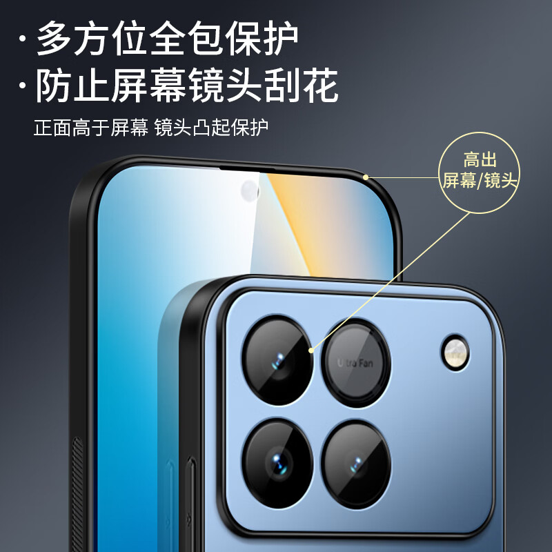 Shang Su is suitable for Honor WIN mobile phone case Honor winRT protective cover AG frosted lens all-inclusive soft shell anti-fall HONER simple business women's and men's case graphite black