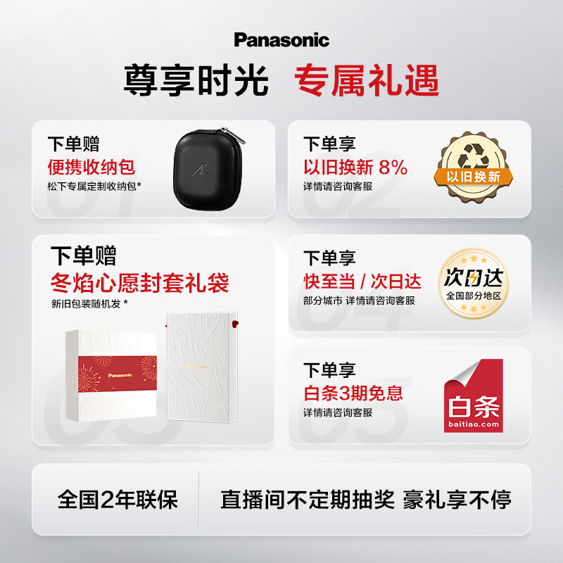 Panasonic Small Square Box 2.0 Cordless Shaver Electric Portable Reciprocating Imported Magnetic Levitation Shaver Type-c Birthday New Year Gift for Boys CM31 Black Birthday Gift