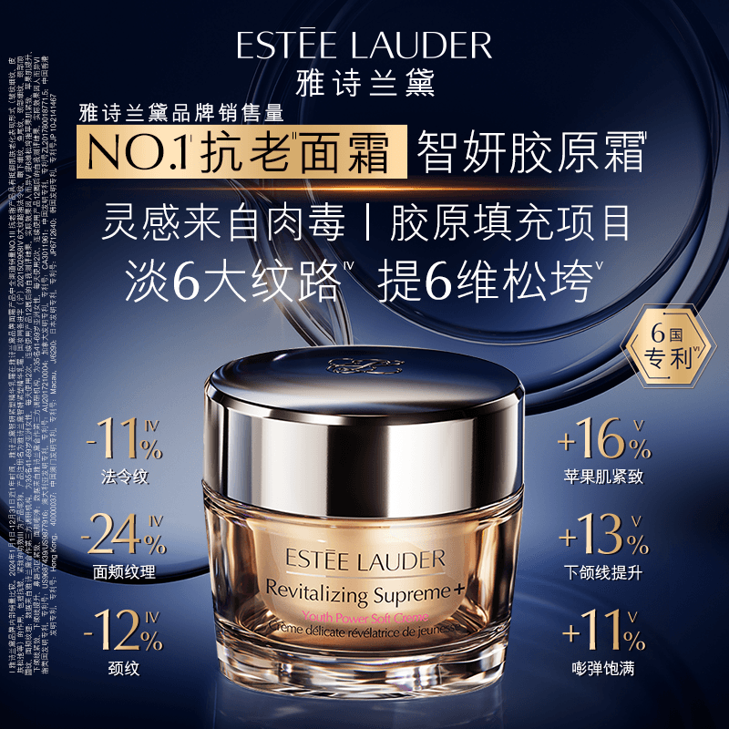 Estee Lauder Zhiyan Collagen Cream Face Cream 75ml Light Line Skin Care Products Cosmetic Gift Box Birthday New Year Gift for Girlfriend