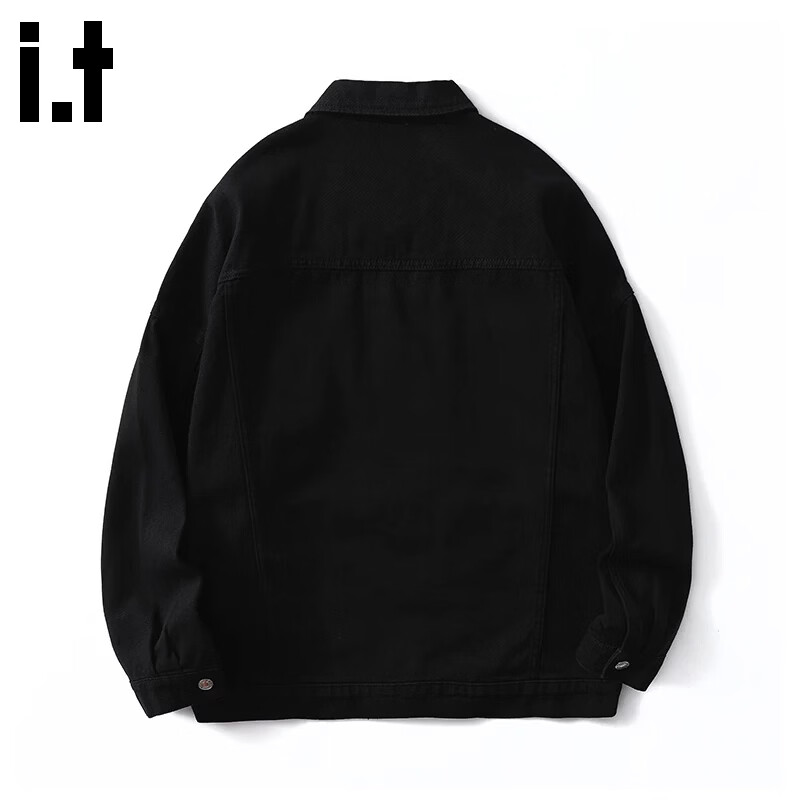 CHOCOOLATEit denim jacket men's autumn trendy brand handsome loose versatile work jacket top white L