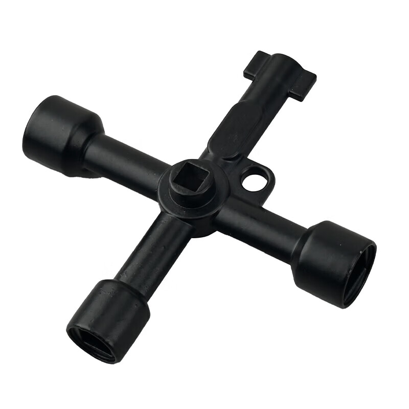 Multifunctional key water meter faucet electric control box cabinet universal universal four-corner triangle one-cross elevator accessories MS705 electric box key triangle lock