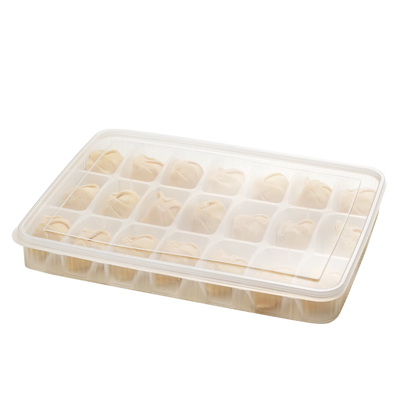Yong Huan Dumpling Box Household Food Grade Quick Frozen Dumplings Preservation Box Kitchen Refrigerator Special Multi-layer Food Freezing Storage Box Transparent 0x0x0cm 1 Pack Food Grade Material