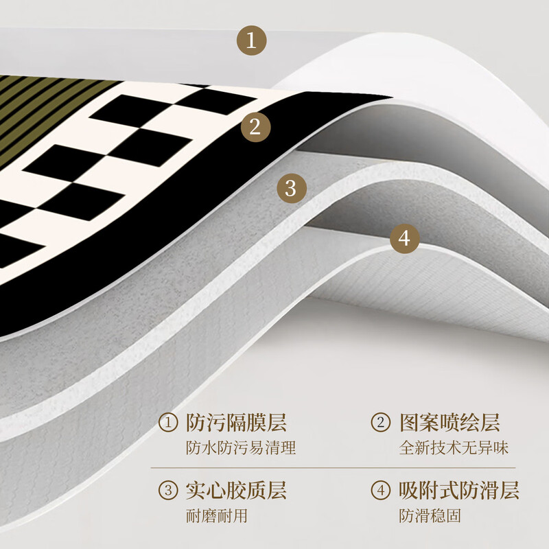 Fantasy sideboard table mat shoe cabinet TV countertop mat cover light luxury dining table high-grade anti-dirty leather tablecloth Chunxun Flower Book + Side Cabinet 30 160cm