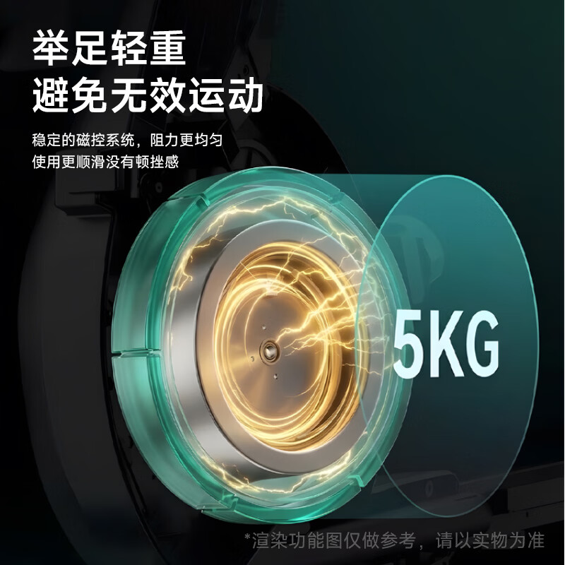 Heisman rowing machine household magnetic resistance silent super fat-burning fitness equipment comprehensive training device small rowing machine Q1 16-speed strong magnetic resistance adjustment - free personal training - Starry Sky Black