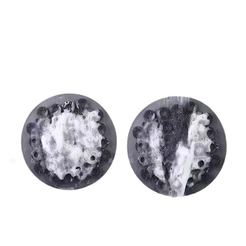 Patila back rub artifact, lazy back bath brush, wall-mounted bath towel, foot rub pad, foot massage pad, non-slip, blue diameter 28 cm