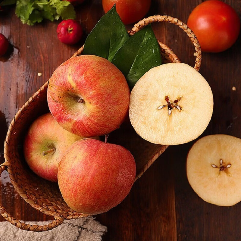 Jingxiansheng Blue Peacock Aksu Apple 9 catties, fruit diameter 75mm + 25 years new fruit, fresh fruit