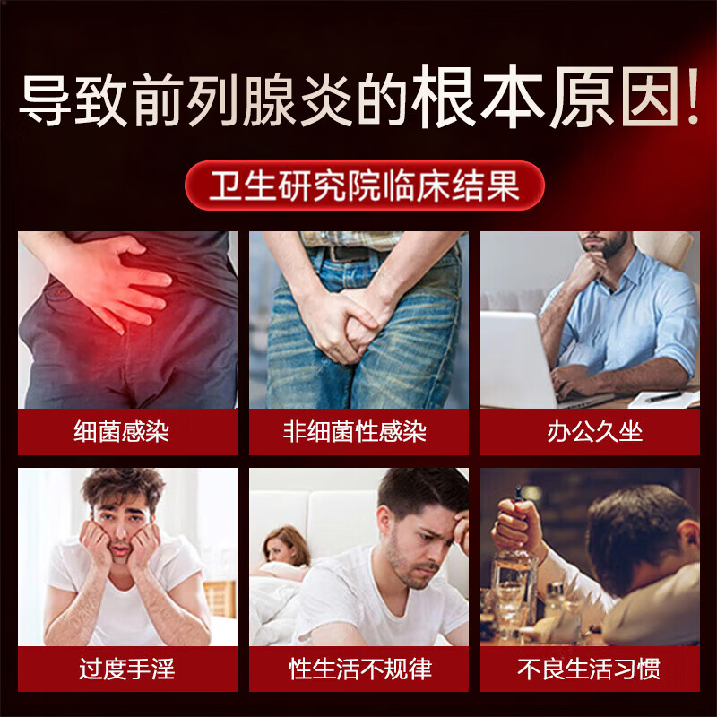 Dr.Carey Prostatitis Hyperplasia and Hypertrophy Frequent Urination Urinary Urgency Incomplete Urination Lycopene Improves Sperm Vitality Promotes Testosterone