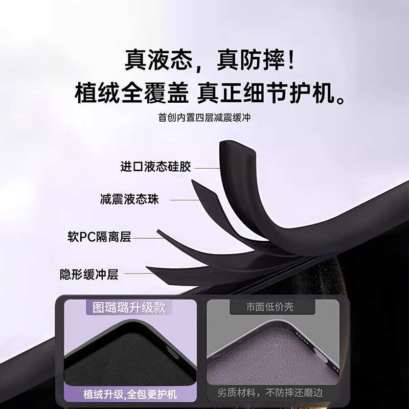 Tu Lulu is suitable for Huawei mate80promax mobile phone case mate80 new 70air liquid silicone soft 60pro protective case + ultra-thin lens all-inclusive anti-fall high-end simple cherry blossom powder original liquid-skin-friendly feel mate60 (real machine mold)