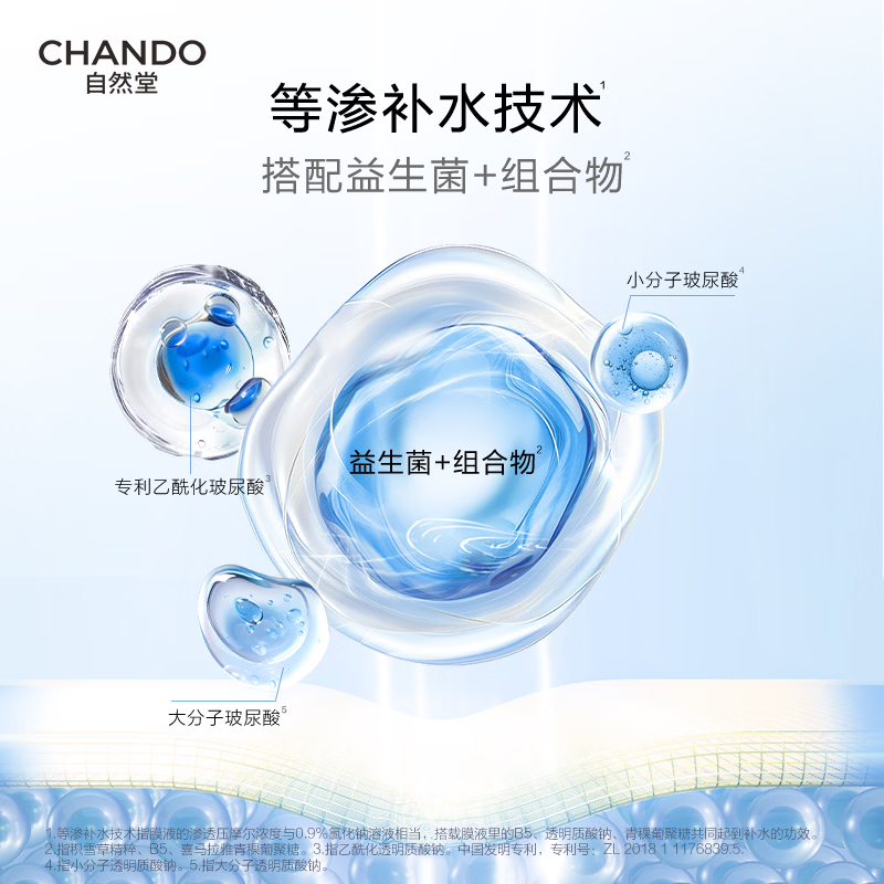 Chando Polar Hydrating Repair Isotonic Mask 20 pieces Soothing, mild and moisturizing skin care product set New Year gift