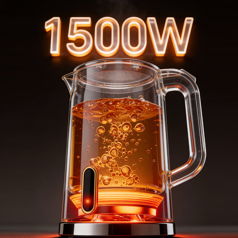 Chigo (CHIGO) million-selling + kettle electric kettle double-layer anti-scalding 1.8L large capacity household kettle 304 stainless steel inner tank high power to quickly boil water