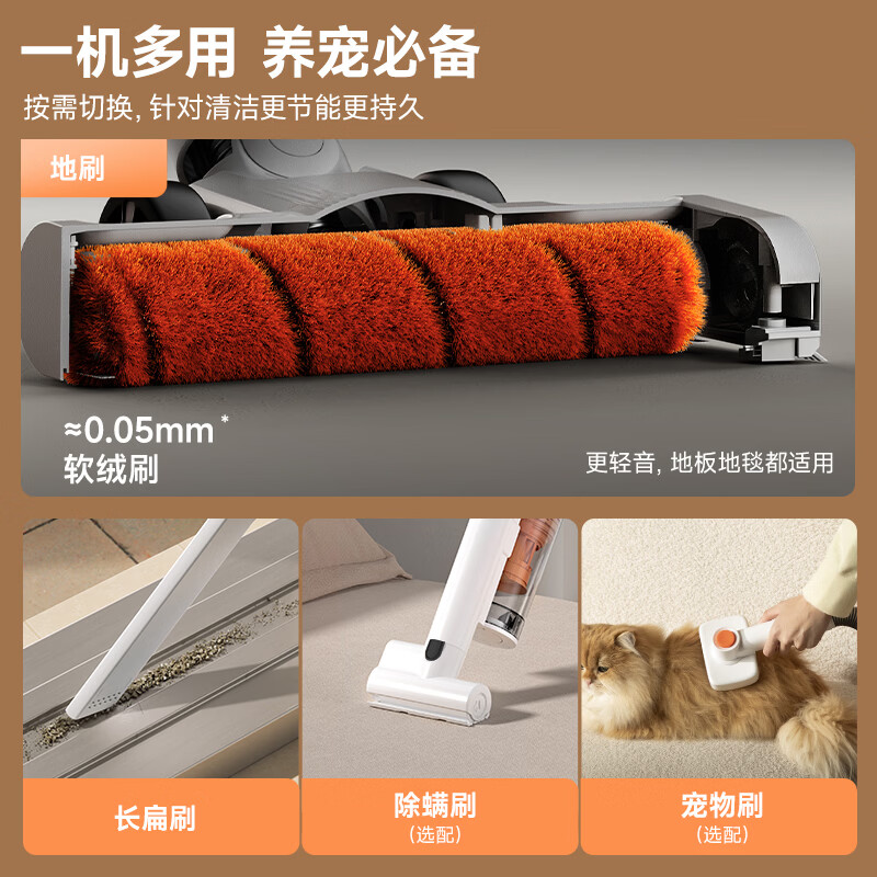 UWANT Youwang Vacuum Cleaner Daju Pro self-collects dust, patented anti-tangle, bionic scraper ring self-cleaning, small car-mounted household high-suction wireless vacuum cleaner handheld high-power