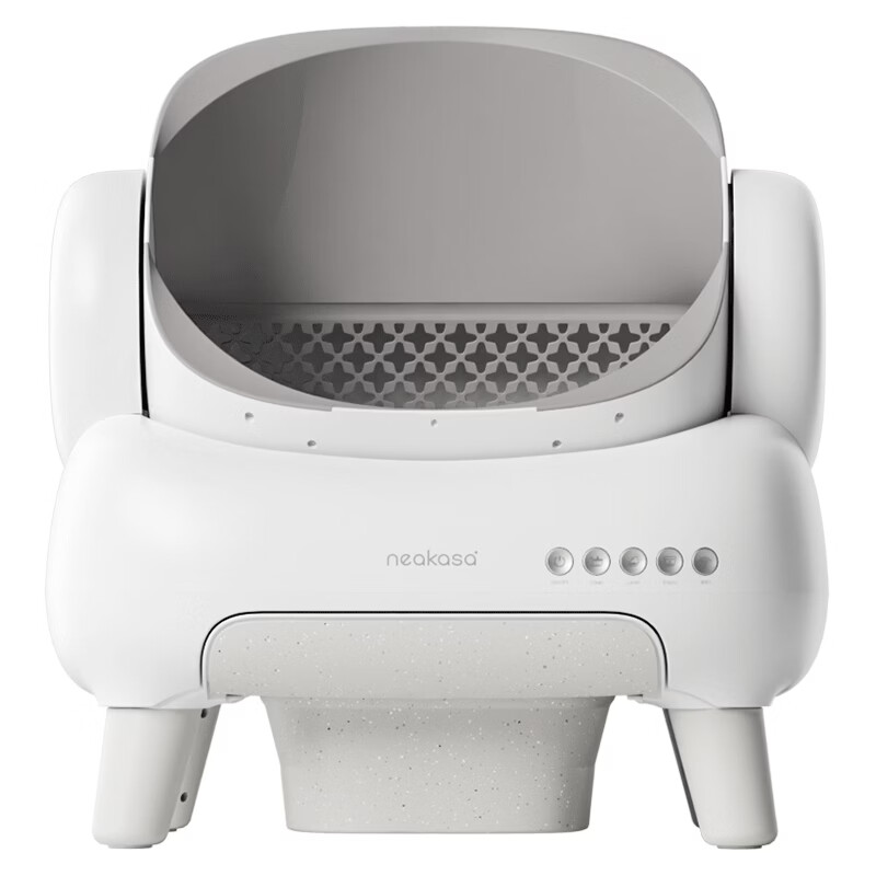 Yibao open fully automatic cat litter box large capacity smart cat toilet electric poop shovel upgraded model M1+ white