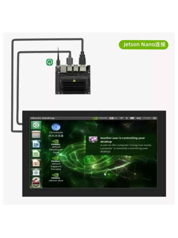 Weiyiyou Raspberry Pi display 4B3B5B portable HDMI driver-free VGA chassis secondary screen 3.5 inch non-touch 320480TN