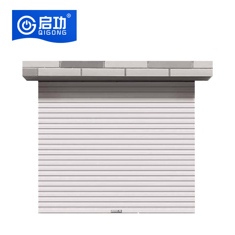 Qigong electric rolling shutter door aluminum alloy rolling shutter garage door 3m*4m QG-JZJLM02B