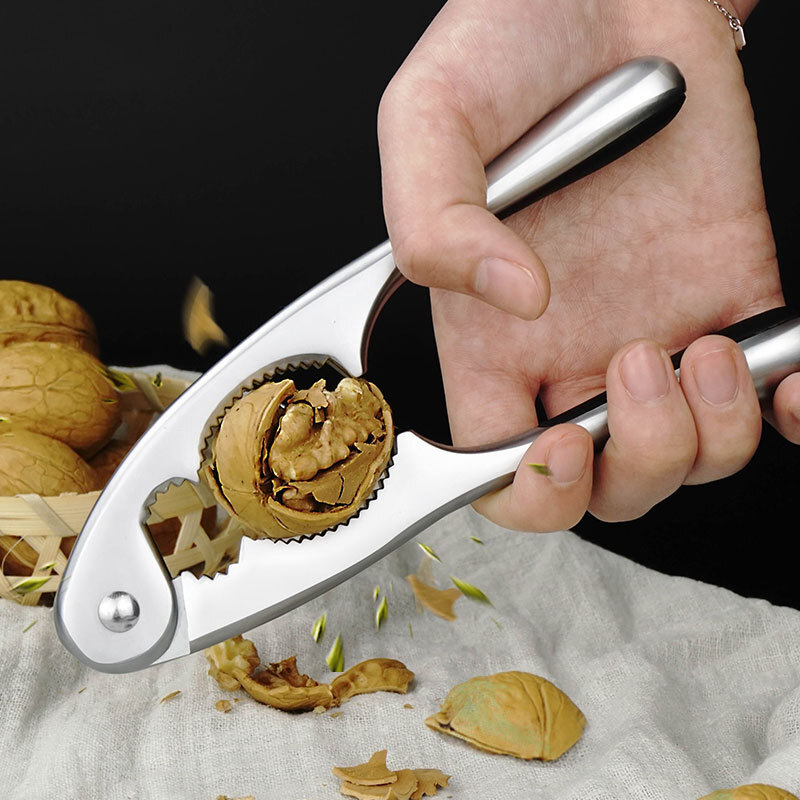 Shantou Lincun household walnut clamps to peel walnuts sheller large and small pecan pliers clamp tool labor-saving and convenient raindrop nut crackers