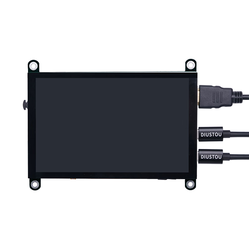Throwing stones Raspberry Pi 5/4b/3b display display touch screen 800X480 HD LCD HDMI interface capacitive screen TFT material 5-inch touch screen