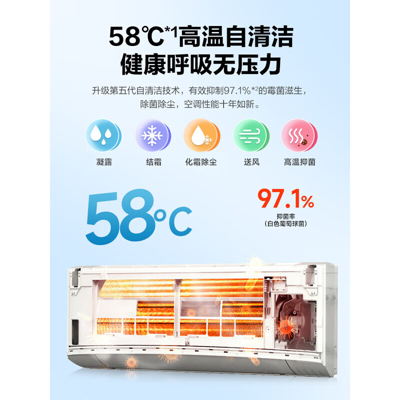 Panasonic Air Conditioner Price Guaranteed 618 Hang-up Songzhiwu 1.5 HP First Class Energy Efficiency Frequency Conversion Heating and Cooling Power Saving Pure Copper Tube Independent Dehumidification Self-Cleaning Healthy Wind HZ35K410Q