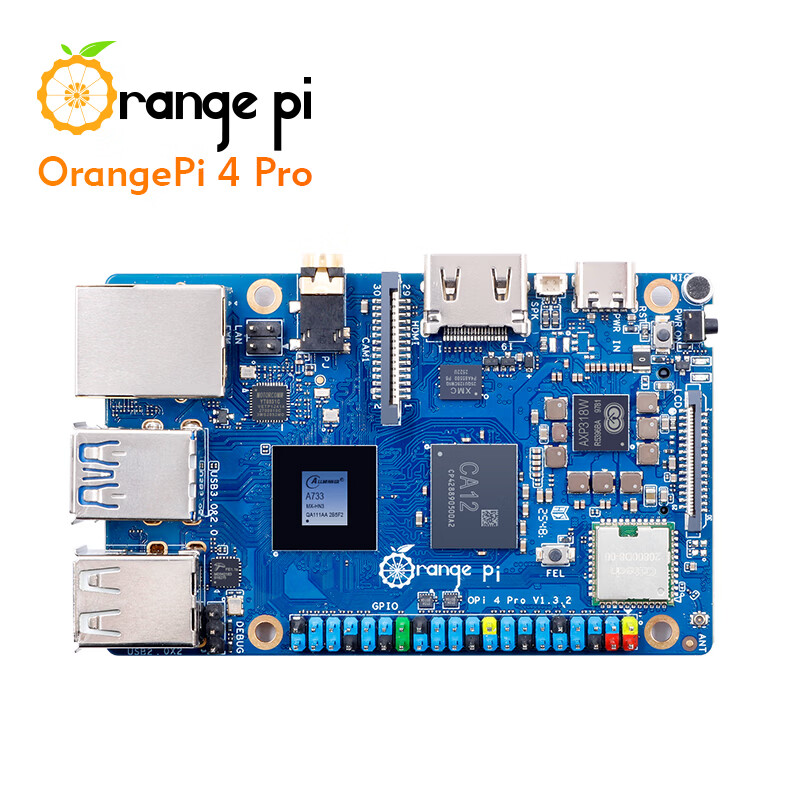Orange Pi OrangePi 4pro development board 8-core SOC Gigabit network port high-end edge computing OPi4 pro 12G motherboard