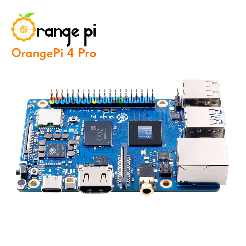 Orange Pi OrangePi 4pro development board 8-core SOC Gigabit network port high-end edge computing OPi4 pro 12G motherboard