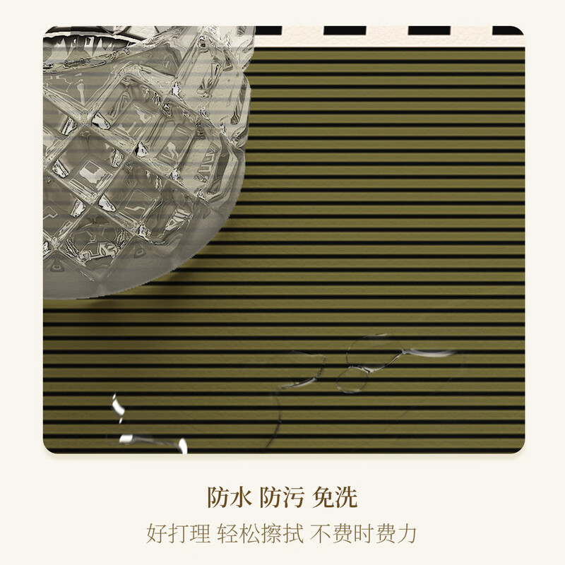 Fantasy sideboard table mat shoe cabinet TV countertop mat cover light luxury dining table high-grade anti-dirty leather tablecloth Chunxun Flower Book + Side Cabinet 30 160cm