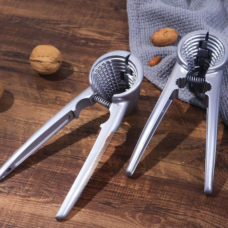 Jingpufei Thickened Walnut Clamp Peeling Core and Clamping Pecan Tool Household Multifunctional Walnut Nut Artifact Hazelnut Pliers Customized Universal Model Selected Alloy Material 4.0 Flagship Model Newly Upgraded Alloy Version Walnut Clamp One Pack