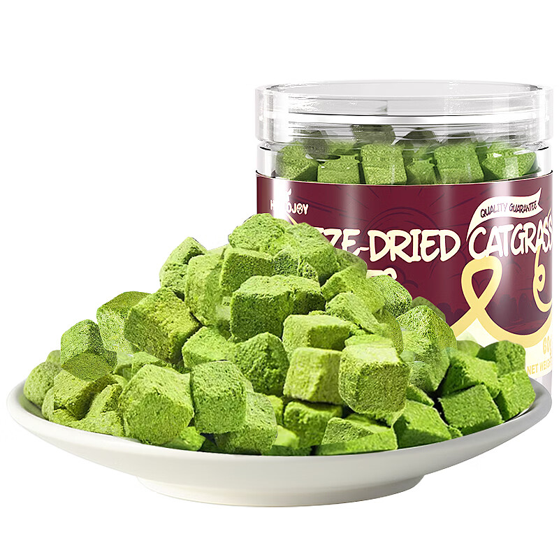 HELLOJOY chicken freeze-dried bucket cat grass grains cat snacks cat hair ball cream spitting hair balls kitten catnip 60g/can