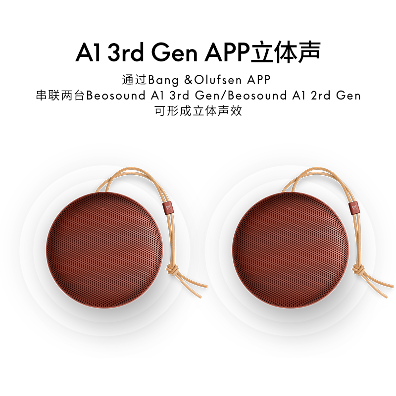 B&O Year of the Horse Limited Gift Box Gong Jun's Same Style A1 Third Generation Bluetooth Speaker Wireless Outdoor Portable Speaker b&o a1 2nd Generation Upgraded Wilderness Red Horse Year Gift Box Gift