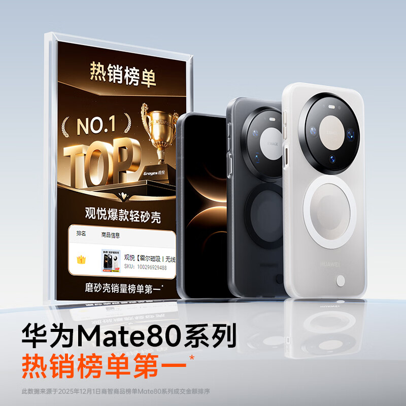 Guanyue sales top | Military anti-fall suitable for Huawei Mate80 mobile phone case mate80pro protective cover magnetic wireless fast charging ultra-thin all-inclusive anti-fall and anti-fingerprint case