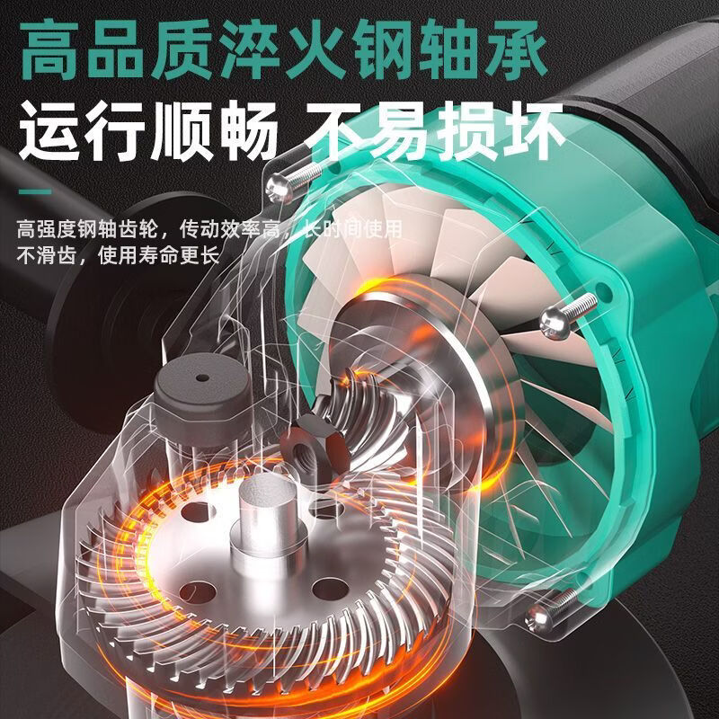 Japan's Dayi brushless lithium battery high-power angle grinder grinding wheel cutting machine hand grinder multi-function cutting machine polishing flagship brushless angle grinder bare metal