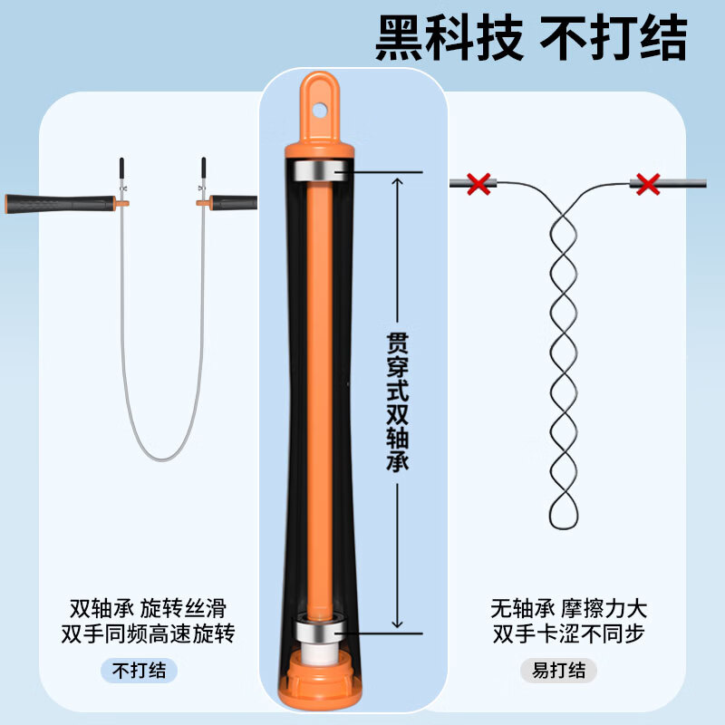 SPALDING racing skipping rope for adults, children, primary and secondary school students, competition, high school entrance examination, special weight loss steel wire rope, professional skipping rope