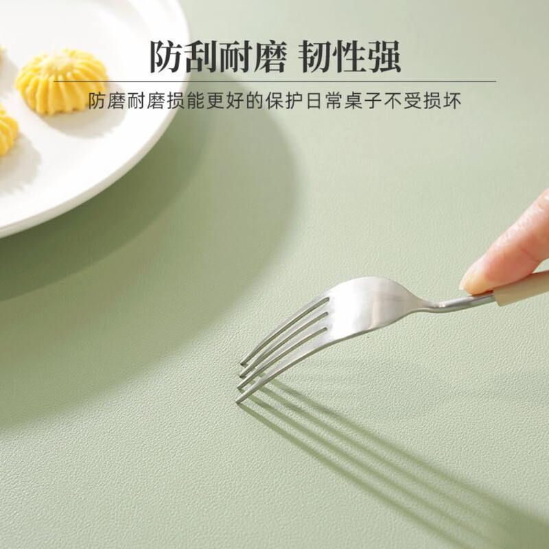 Curtain insulation mat PVC dining table mat coffee table TV cabinet desktop protection mat waterproof and oil-proof no-wash anti-scalding tablecloth mat quiet gray 80*150cm