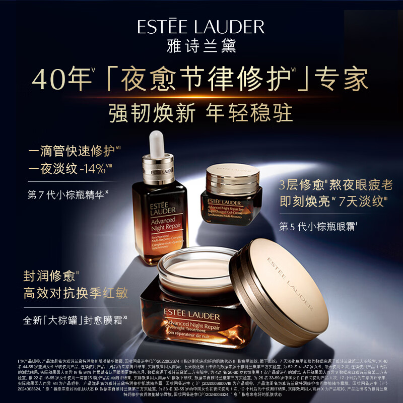 Estee Lauder Year of the Horse Limited Skin Care Set (Essence 50ml + Eye Cream 15ml) Cosmetics Birthday New Year Gift
