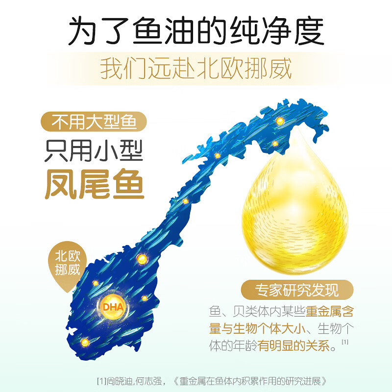 Natural Dr. DHA Algae Oil for Infants and Toddlers 0-3 years old, Little Amber DHA Algae Oil Gold Label, Deep Sea Fish Oil DHA 30 capsules*3 bottles