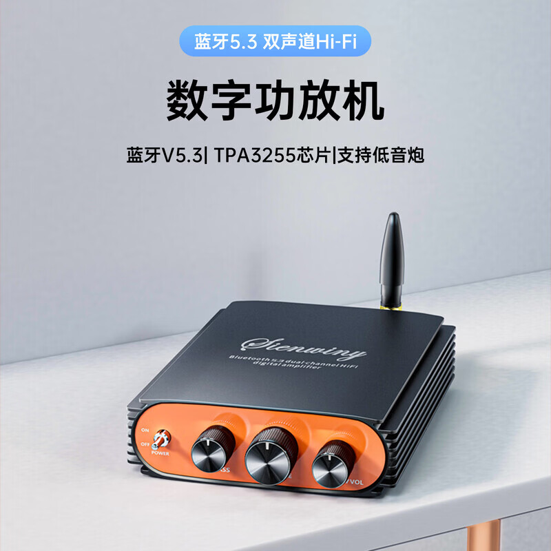 DC24-36V YS-KL5 Bluetooth 5.3 dual-channel HiFi digital power amplifier 300W+300W power amplifier board 300W+300W dual-channel European regulations