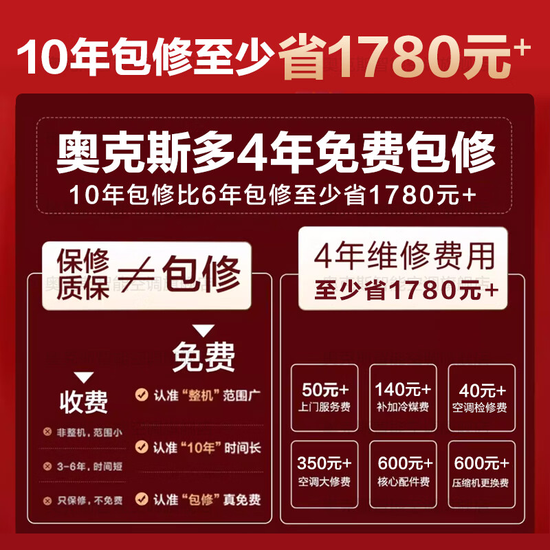 AUX air conditioner with 2 HP/3 HP hanging capacity, 15% subsidy for home appliances, new level of energy efficiency, variable frequency heating and cooling wall-mounted, self-cleaning for living room, commercial and residential use, space saving, trade-in 2 HP, level 1 energy efficiency, Power Saver Pro wifi intelligent control, fully upgraded