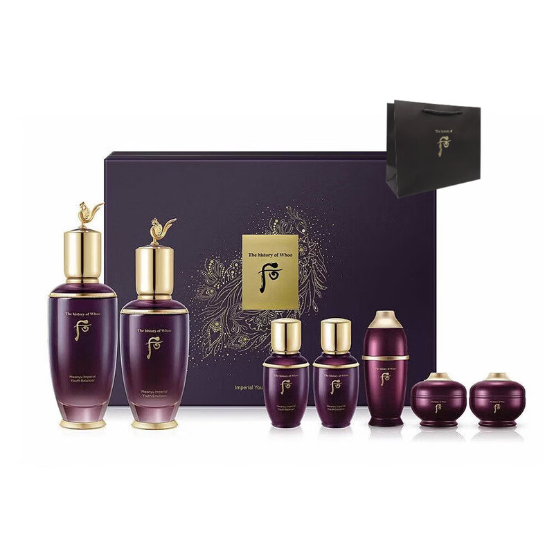 The history of whoo (The history of whoo) imported from South Korea, the Hydrating Beauty Set, Weather Pill Birthday Gift, The Young Lady’s Water Lotion Set, Young and Rejuvenating