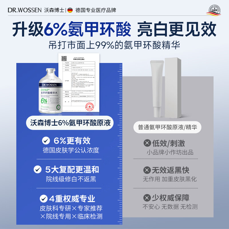 Dr. Watson Tranexamic Acid Essence Tranexamic Acid Wet Compress Moisturizing Improves Dull Skin Color Chloasma Firming Facial 1 Bottle