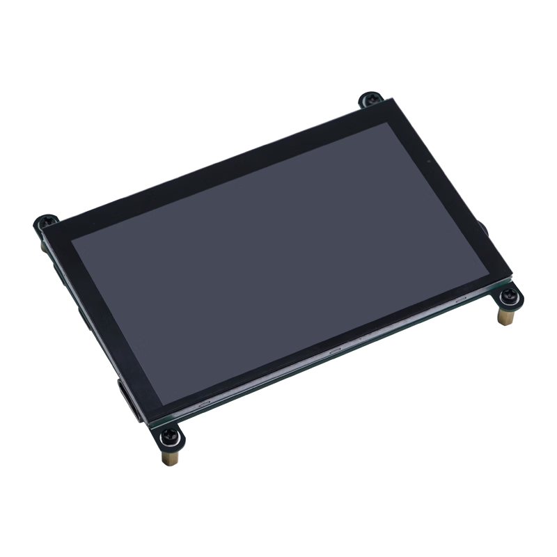 Throwing stones Raspberry Pi 5/4b/3b display display touch screen 800X480 HD LCD HDMI interface capacitive screen TFT material 5-inch touch screen