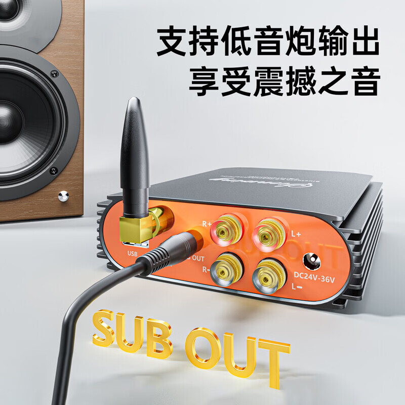 DC24-36V YS-KL5 Bluetooth 5.3 dual-channel HiFi digital power amplifier 300W+300W power amplifier board 300W+300W dual-channel European regulations