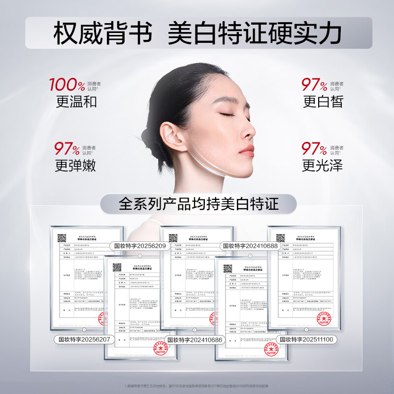 Hanshu 377 White Waist Skin Care Products Gift Box Water Emulsion Set Whitening, Blemishes, and Yellow Spots Removal for Girlfriend’s Birthday and Valentine’s Day Gift