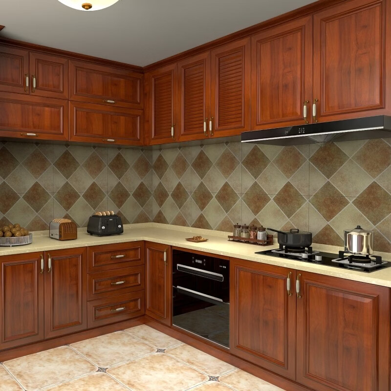 Fantasy Zhuhai Zhongshan whole house fully customized integrated cabinet wall cabinet kitchen island table stone plate integrated stove cabinet final payment