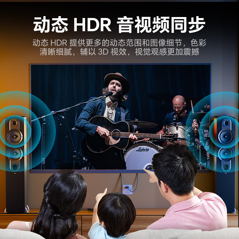 Shengwei HDMI two-way switch, two in and one out, 4K one for two, laptop game console Switch host connected to monitor projection TV switching display DHS0001G