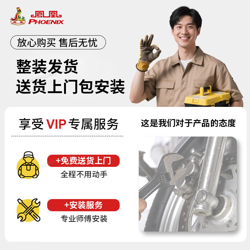 Phoenix (Phoenix) cool electric tricycle household small elderly walking electric vehicle tricycle elderly leisure battery car 600W丨48V20A lead-acid + battery life about 40 kilometers