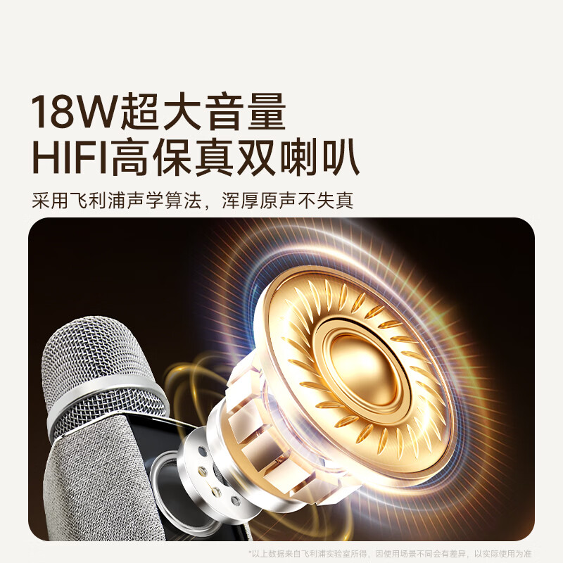 Philips (PHILIPS) wireless microphone Bluetooth microphone and audio integrated mobile phone national karaoke children's entertainment condenser wheat family KTV voice changer DLM3011U