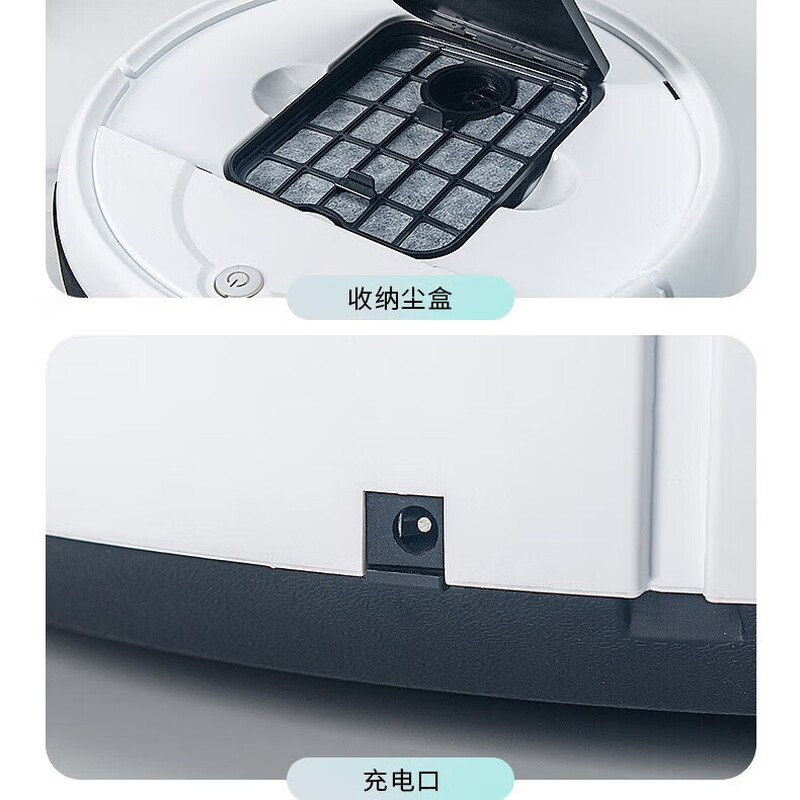 New smart home sweeping robot automatic suction and mopping all-in-one household cleaning machine vacuum cleaner sweeper mini rechargeable high suction power S30 white upgraded model four motors