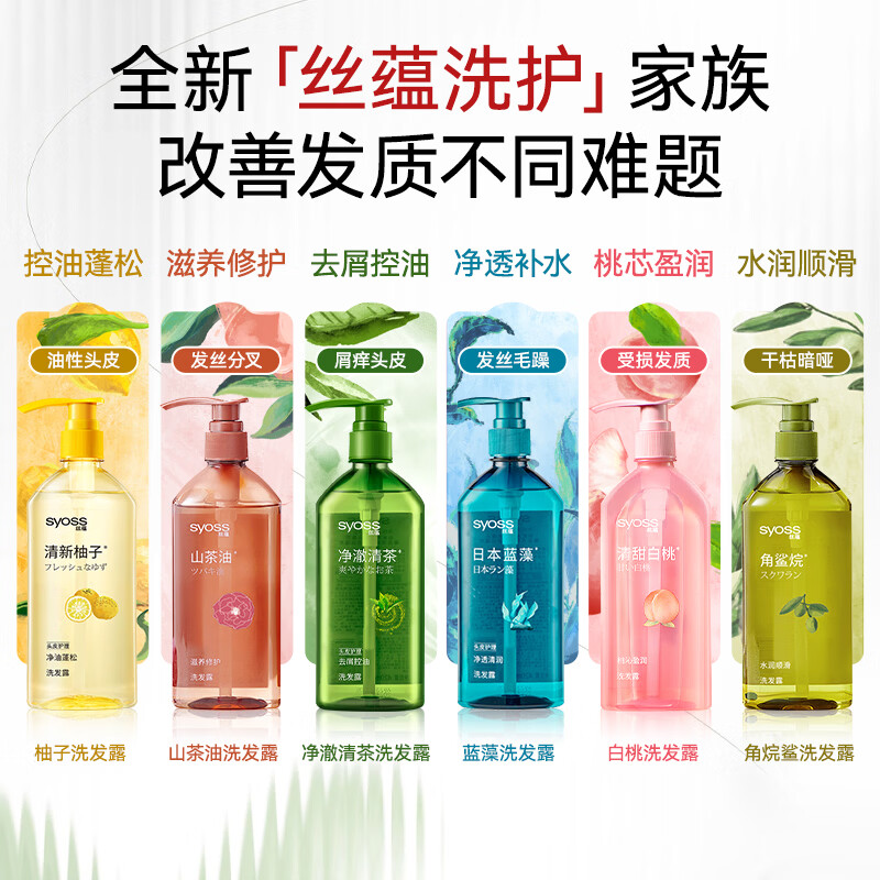 Syoss Conditioner Peach Qin Moisture Improve Damaged Conditioner 420ml White Peach Fragrance Repair Hair Long-lasting Fragrance