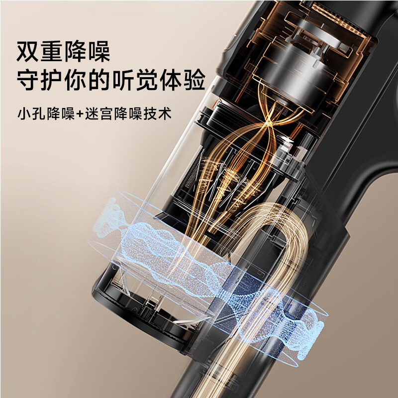 UWANT vacuum cleaner V400 series, double self-cleaning, zero residue, full chain anti-winding, household wireless handheld vacuum cleaner, high power and super suction, price guarantee 618 V400Pro enhanced version, upgraded high suction power