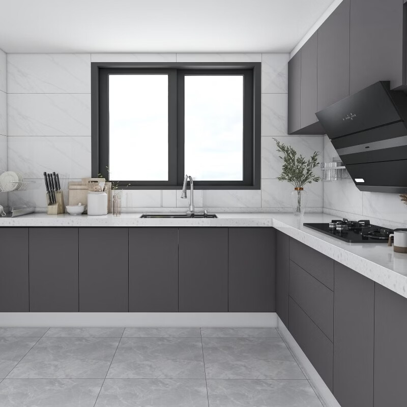 Fantasy Zhuhai Zhongshan whole house fully customized integrated cabinet wall cabinet kitchen island table stone plate integrated stove cabinet final payment