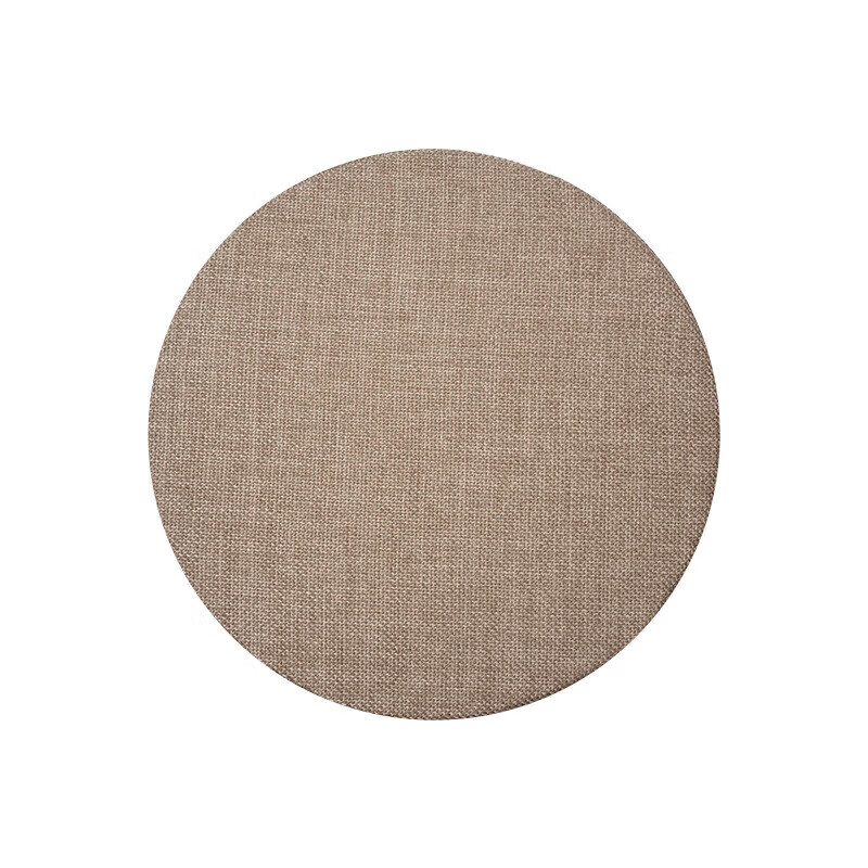 Futon household removable and washable Japanese window sill cushion tatami balcony bay window cushion Salima futon - round style woven gray 5cm thickness diameter 50cm