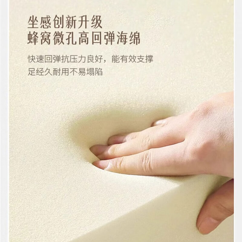 Zuoyue fabric sofa living room small apartment straight-row sofa technology cloth modern simple home sofa 2.8 meters four-seater